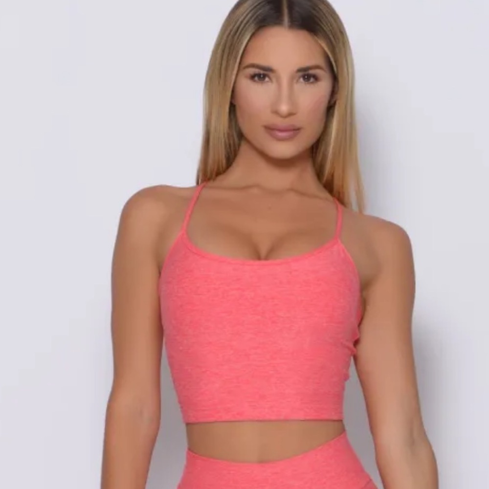 Bombshell Sportswear Relax Long Bra Small Pink